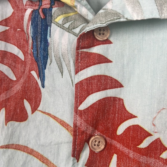 Barefoot in Paradise by Aloha Royals casual button down tropical Hawaiian shirt - Picture 4 of 10